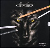 Cretacolor Wolf Box Tekenset 25-delig