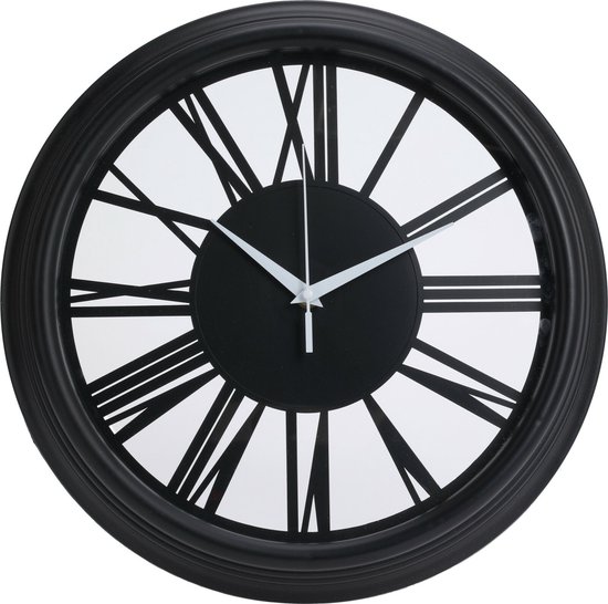 H S collection Horloge murale horloge murale Memphis Chiffres romains Dia 37 cm . bol