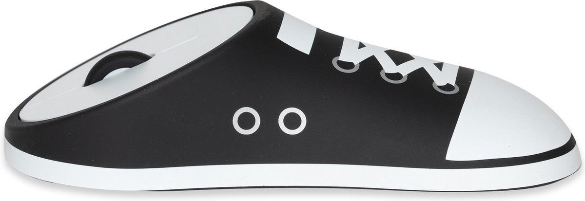 Funny Mouses - Sneaker stille muis (zwart) - draadloze computer laptop muis - eletronica gadget