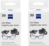 ZEISS - Lens Wipes - 2 Pak - 2 x 30 Reinigingsdoekjes = 60 Reinigingsdoekjes