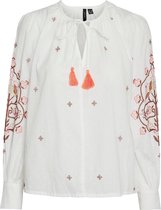 Vero Moda Blouse Vmhiba Ls Top Wvn Spe 10303752 Snow White Dames Maat - M