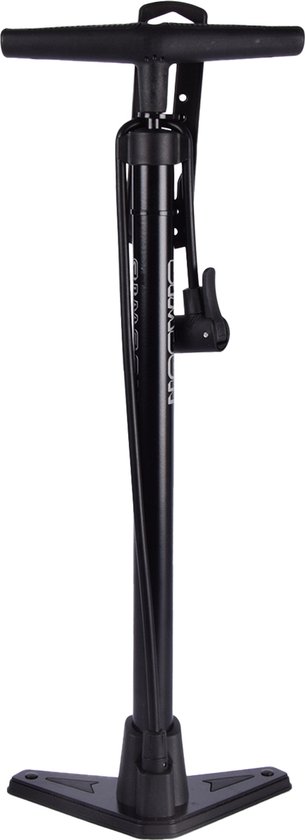 Krachtige Zwarte Vloerpomp voor Fietsen - Geschikt voor Dunlop, Frans en Autoventiel - Inclusief Accessoires - Kunststof en Metaal - 8 Bar / 116 psi