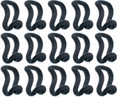 BOTC kledinghangers - Kleerhanger - Set van 20 stuks - Zwart