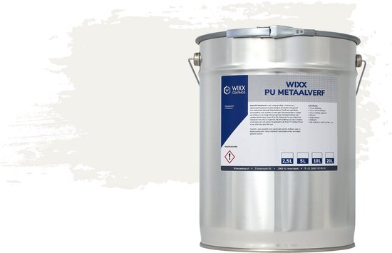 Peinture métal PU Wixx - 10L - RAL 9016 | Blanc trafic