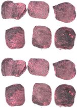 Set van 12 Schapenwol Zeepwolsponzen - Grijze & Roze Schoonmaaksponzen - Voor Koken & Tafelen - Handig Formaat: 6.5x5.5cm - Voor Verwijdering van Hardnekkig Vuil