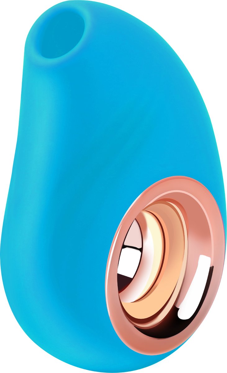 Goedkoopste Cupitoys® Luchtdruk vibrator - 10,2cm - Blauw - 12 standen - Vibrators voor vrouwen en mannen - Sex toys voor vrouwen en mannen