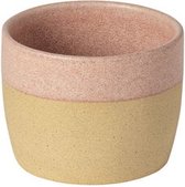 Kitchen trend - Arenito - koffie kop - mauve roze - set van 6 - 8.7 cm rond