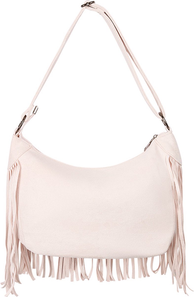 Retro tas - lichtroze