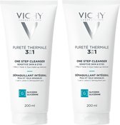 Vichy Pureté Thermale Lotion Démaquillante 3-en-1 - 2 x 200 ml - Maquillage