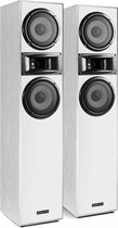 Speakerset - Fenton SHF700W hifi speakers 400W zuil luidsprekers met 2x 6,5 inch woofer - Wit