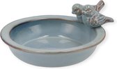 Daan Kromhout - Bird Bowl - Vogel drinkbak - Waterschaal - Vogelbad - Glazed Blue - 23x5 cm - Keramiek