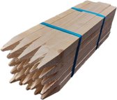 Piketpaaltjes 40cm hout | 2,2x2,2x40cm