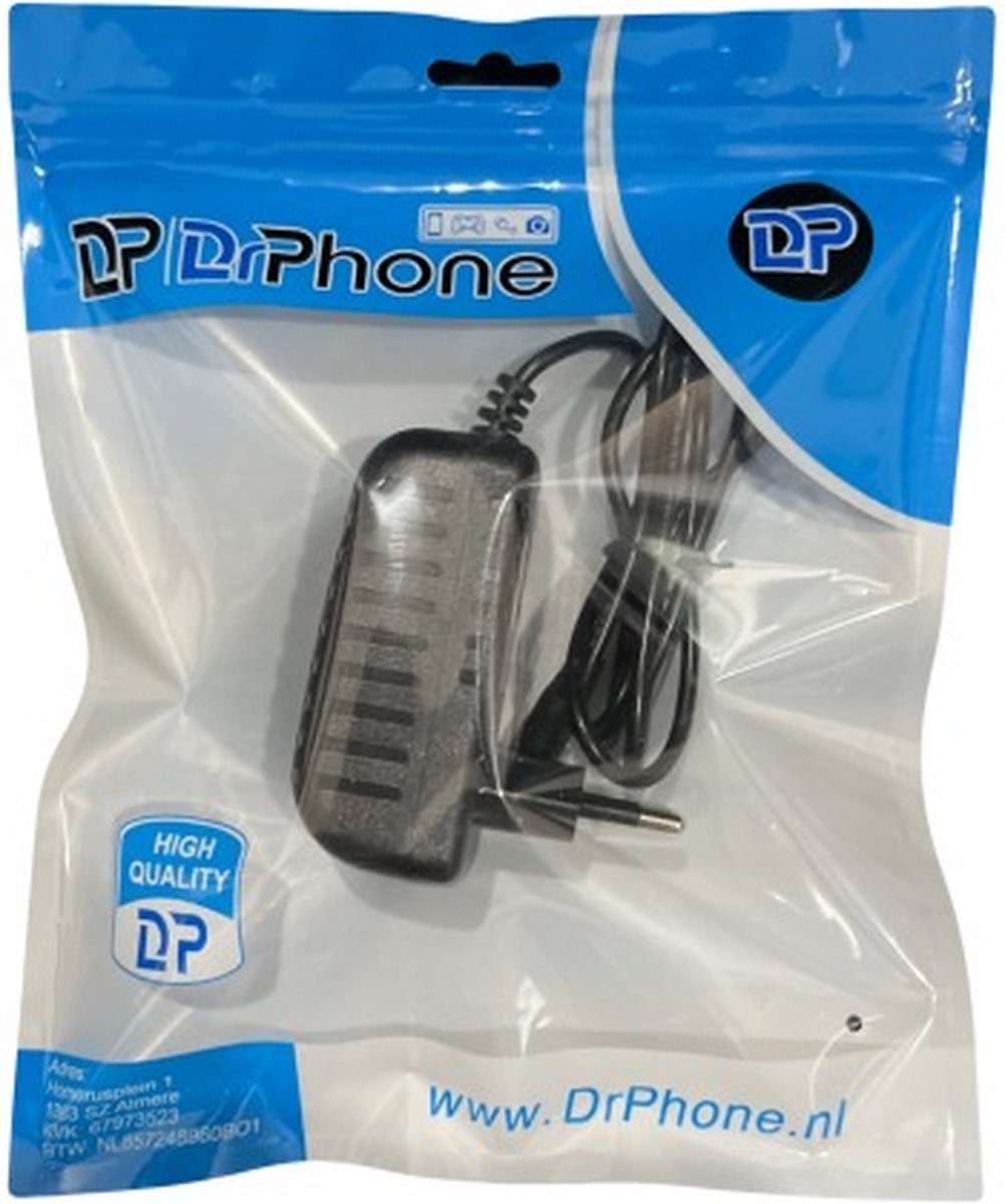 DrPhone VA2 Voeding Adapter AC/DC - 12V 2A - Universele Lader – 50/60hz – Plug 5.5mm x 2.5mm – Zwart — afbeelding 5