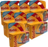 10 x Kodak Fun Saver - Appareil photo jetable avec flash - 27+12 photos