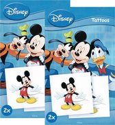 Disney Mickey Mouse - Neptattoo - Tattoo Kinderen - 2 Setjes Van 2 Stuks