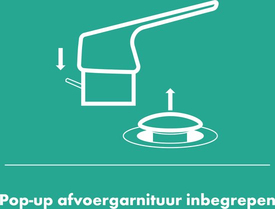 hansgrohe Rebris E - Wastafelmengkraan - Ééngreeps bediening - CoolStart energiebesparend - EcoSmart+ waterbesparend - Met trekwaste - 240mm maat - Mat Zwart
