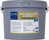 Wixx Excellent en Perfect Muurverf Matt - 5L - RAL 9016 Verkeerswit