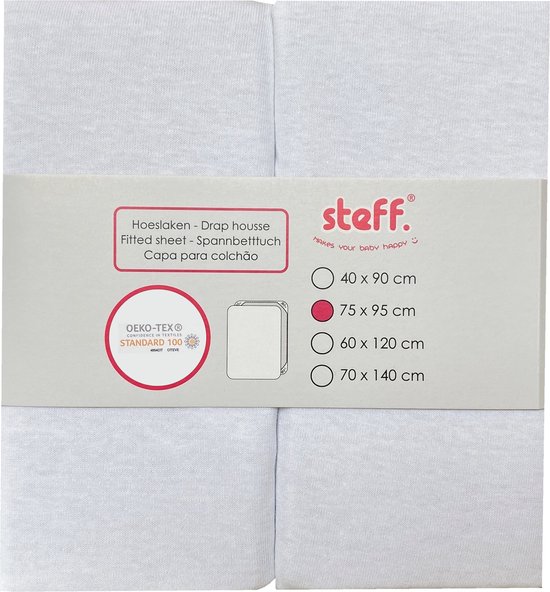 Julius Zöllner Jersey Spannbetttuch Doppelpack für das Kinderbett, Gr. 60x120
