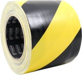Gafer.pl Cable Cover Tape 100mm x 25m Zwart / Geel
