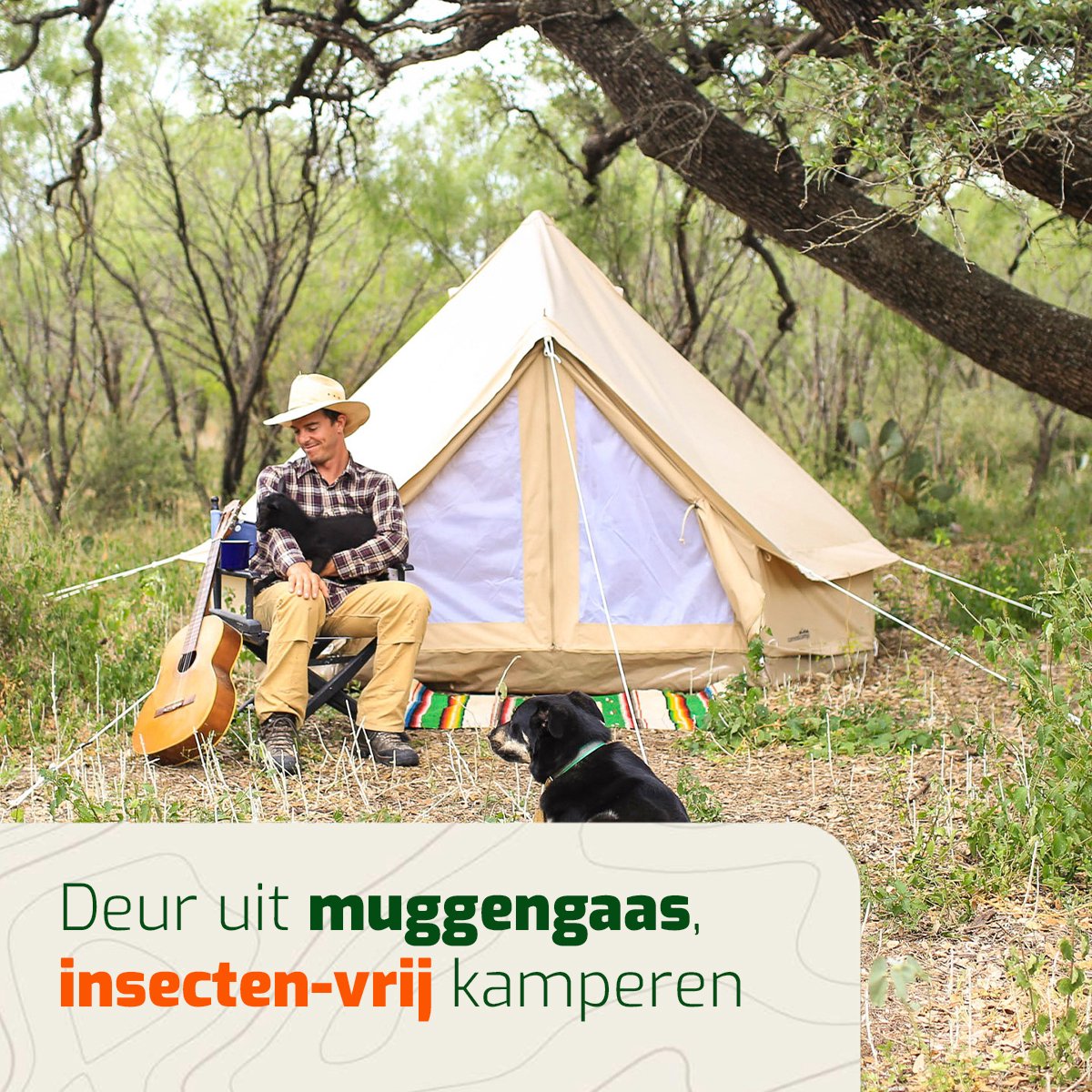 CanvasCamp Sibley 500 Bell Tent - 2 tot 8 personen - waterdicht - katoen – foto 6