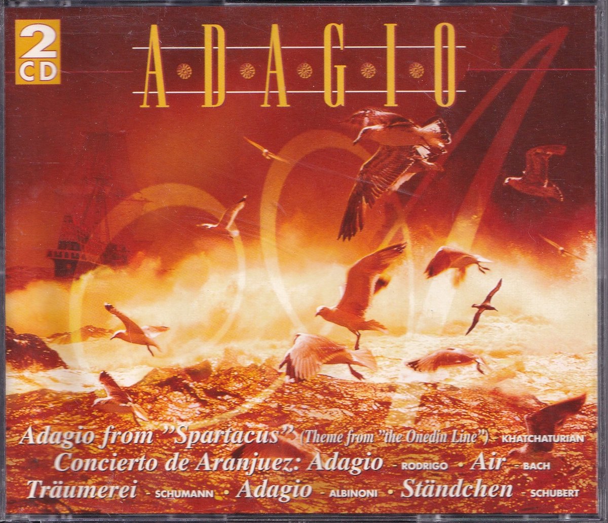 2CD Adagio - Diverse componisten - Diverse artiesten