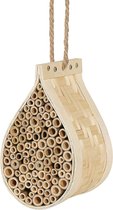 insectenhotel / Design insectenhotel met natuurlijke materiaal - Voor bijen, lieveheersbeestjes en vlinders - Om op te hangen 21 x 12 x 12.5 cm