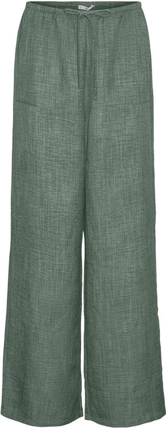 Pantalon Vero Moda Vmmelaney Hw Loose Pant Wvn Ga Noos 10316385 Couronne de laurier/mélange Taille femme - XS
