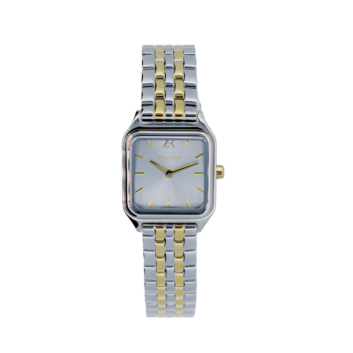 Zera d'or Dames horloge - Polshorloge 23,5 mm waterdicht - Goud Zilver