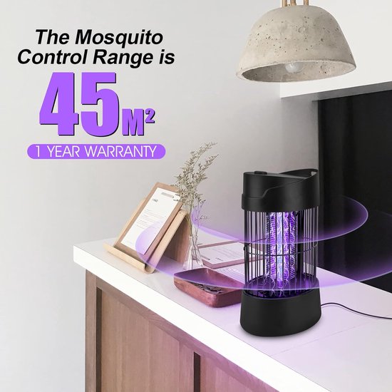 Insectenverdelger, Elektrisch Met Zonne-energie En USB Oplaadbaar Insectenval