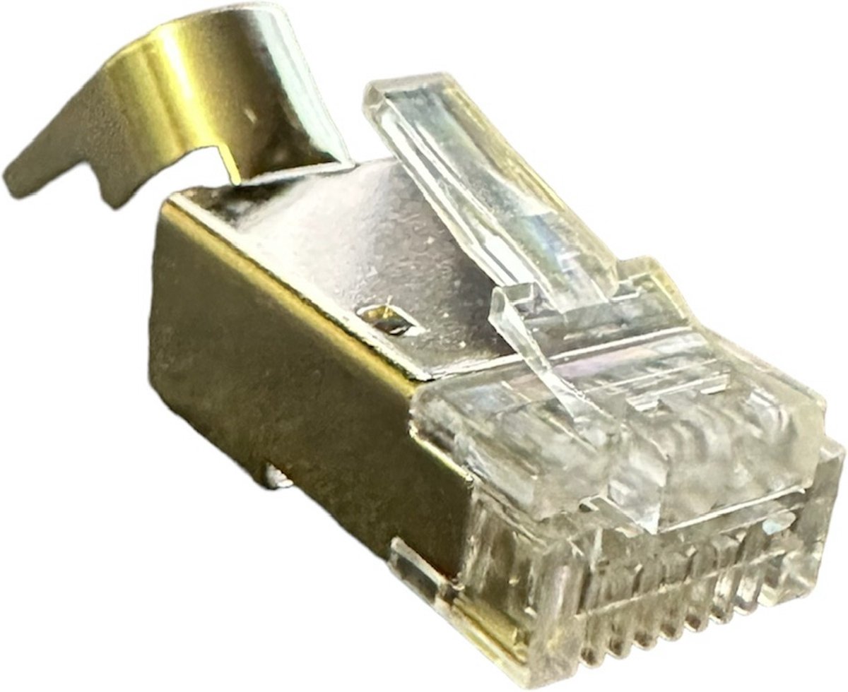 LogiLink Patchstekker RJ45 Cat7A Shielded - 10 stuks - UTP stekker - Losse Stekker - Ethernet