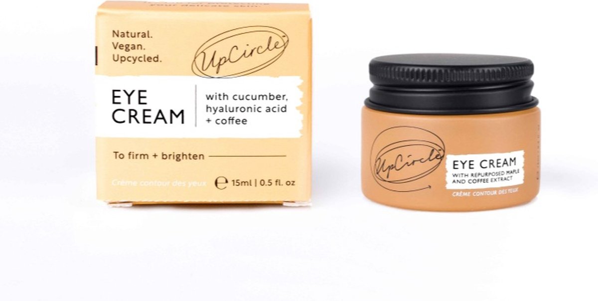 UpCircle Oogcreme Met Hyaluronzuur & Koffie 15 ml