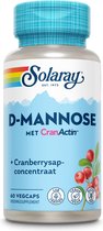 Solaray D-Mannose Met CranActin 60 Capsules