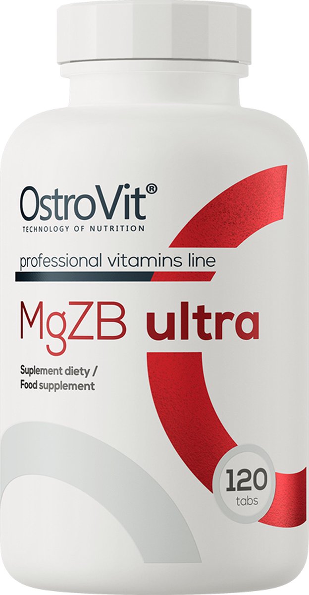 Goedkoopste OstroVit MGZB ULTRA 120 Tabletten - Vitaminen en Mineralen - Magnesium - Zink - Vitamine B6 - Supplementen - Laboratorium getest kwaliteit!