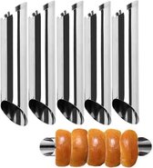 Bol.com Bondoo cannoli vorm - 5 stuks - cannoli buisjes - RVS aanbieding
