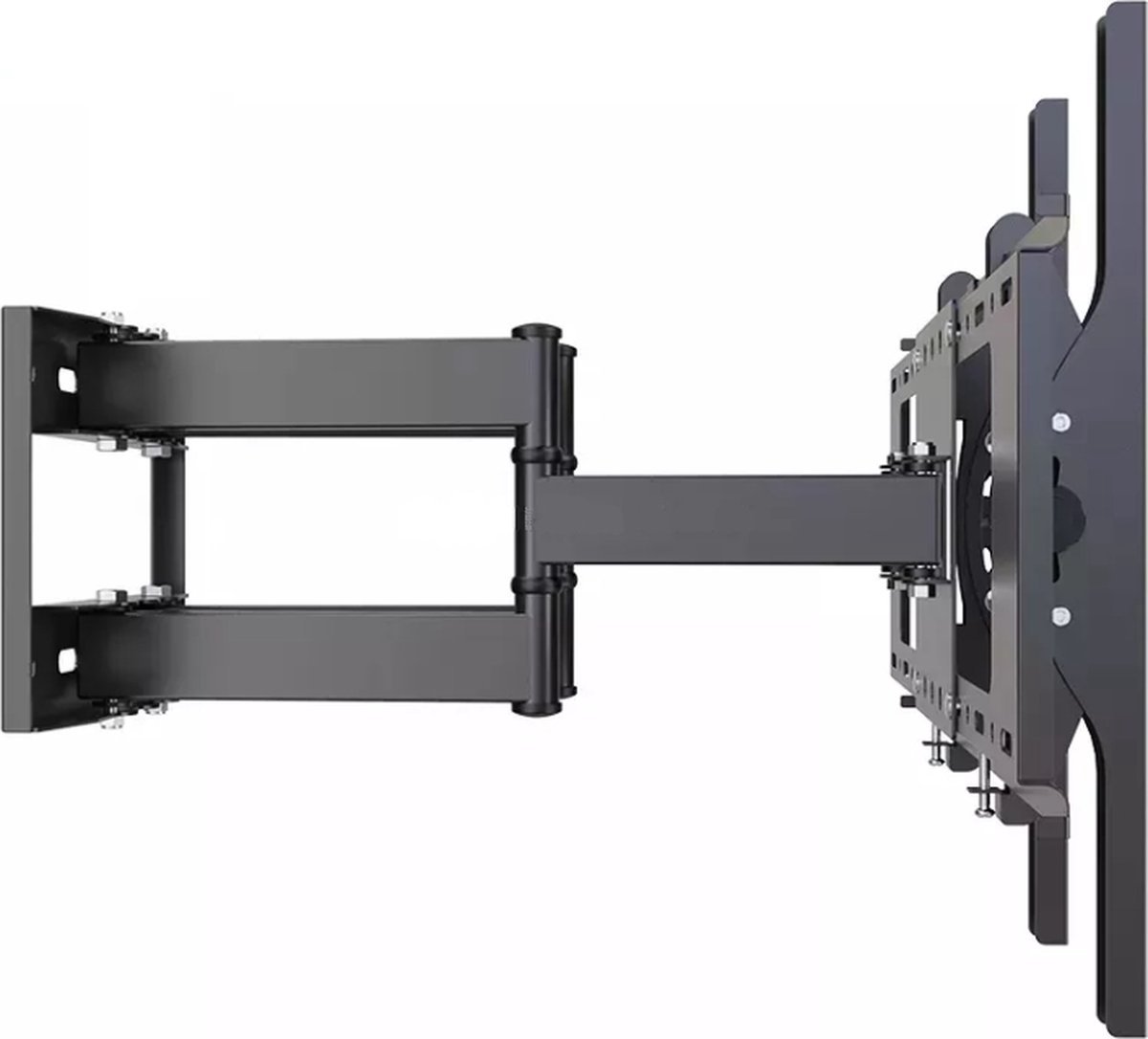 Vizyon 32-65 Inch - Universele Tv Muurbeugel - Wand Ophang TV Beugel Steun - Televisie Ophangsysteem Muur Ophangbeugel - Wall Mount Houder - Televisiebeugel Wandsteun Ophangsysteem - Draaibaar & Kantelbaar - Max50Kg - Zwart
