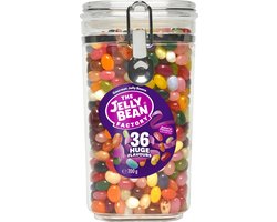 foto van The Jelly Bean Factory - 36 Mix Candy Jar - Snoeppot - Gevuld met Snoep - Cadeau - 700 g