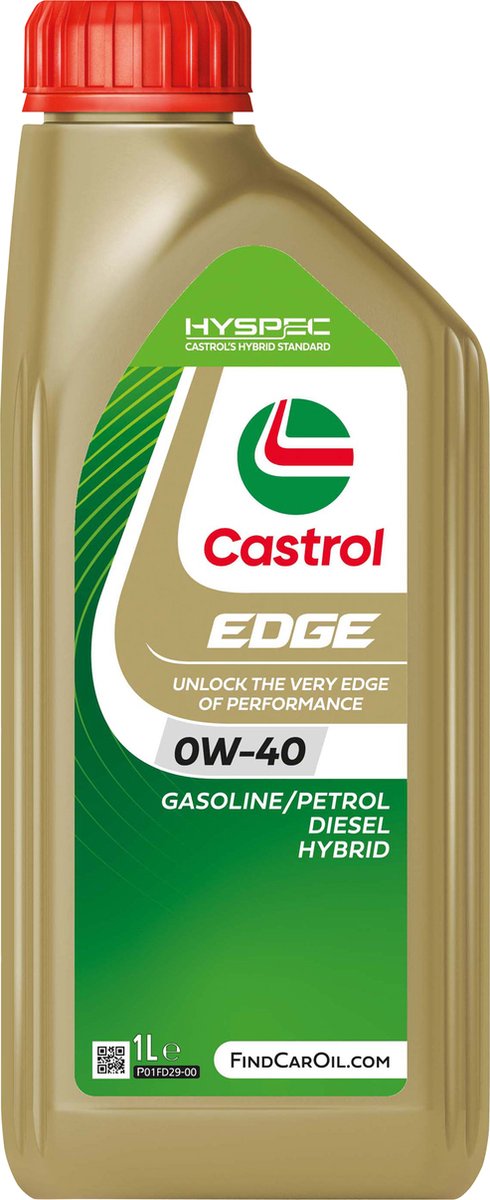 Castrol Motorolie Edge 0W-40 1 Liter