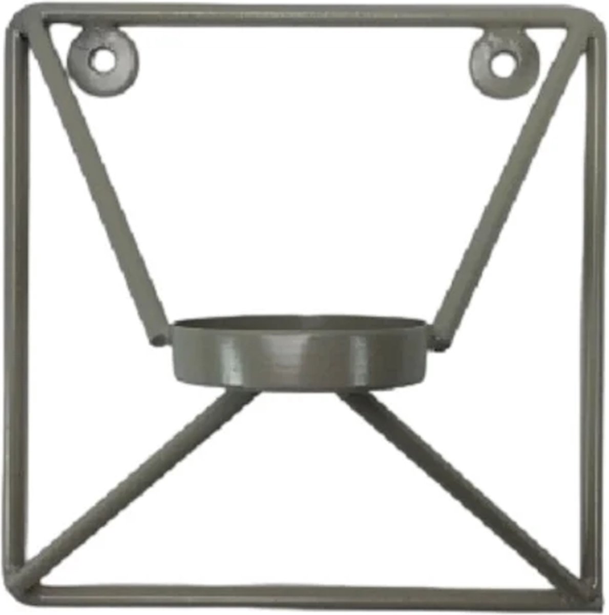 T.Light Square 15x15x19 cm Siemense Grey