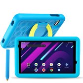 ATouch Kindertablet Tab 8 Plus - Vanaf 3 jaar - Tablet Kinderen - Ouderlijk Toezicht - 5000 mAh Batterij - Kindertablets - 128GB Opslag - Octa Core - Blauw