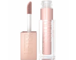 Maybelline New York - Lifter Gloss Lipgloss - 2 Ice - Glanzende Lipgloss - Verrijkt met hyaluronzuur - 5,4 ml