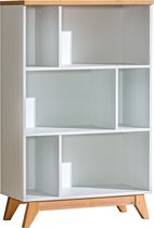 Boekenkast met planken - Scandinavische stijl - Hoge kastpoten - 80 cm - Andersen Pine / Nash Oak