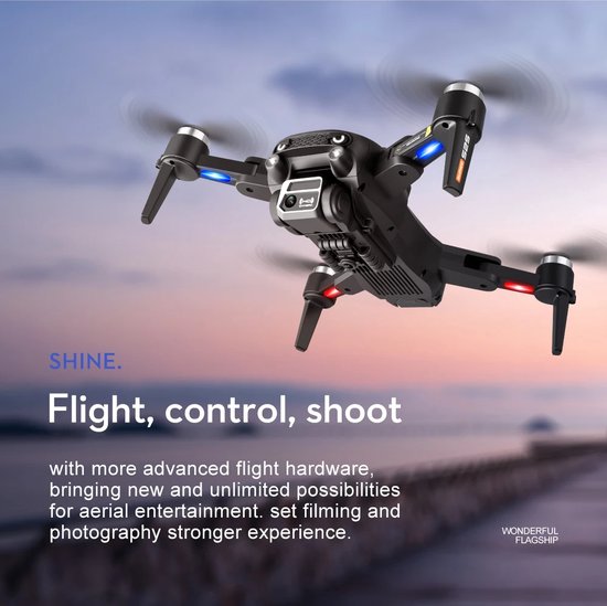 Drone avec caméra 4K, évitement d'obstacles à 270