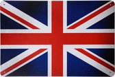Metalen wandbord - Engelse vlag - Engeland - Tekstbord - Muurplaat - Metal sign - Muur decoratie - Mancave decoratie - 20 x 30cm - Cave & Garden