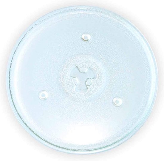 Universeel magnetronbord, 24,5 cm, van robuust glas, geschikt voor LG draaiplateau van 245 mm. Monteral