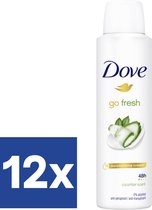 Dove Cucumber & Green Tea Deo Spray (Voordeelverpakking) - 12 x 150 ml