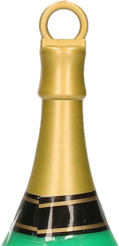 Gouden hals en lus van een champagnefles