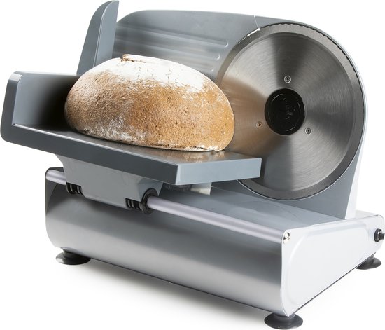 DOMO DO521S Snijmachine – Gekarteld RVS Mes Ø 19 cm – Allessnijder - 150W