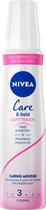 NIVEA Care & Hold Mousse de soin Soft Touch 150 ml - Pack économique