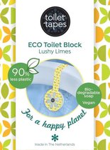 Toilet Tapes - Eco-vriendelijke WC Blokjes Voordeelverpakking met 160+ Spoelbeurten - Tot 90% Minder Plastic, Efficiënte Toiletsteen - Langdurige Frisheid - Lushy Limes - 14 Stuks