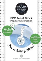 Toilet Tapes - Eco-vriendelijke WC Blokjes Voordeelverpakking met 160+ Spoelbeurten - Tot 90% Minder Plastic, Efficiënte Toiletsteen - Langdurige Frisheid - Peppermint Passion - 14 Stuks